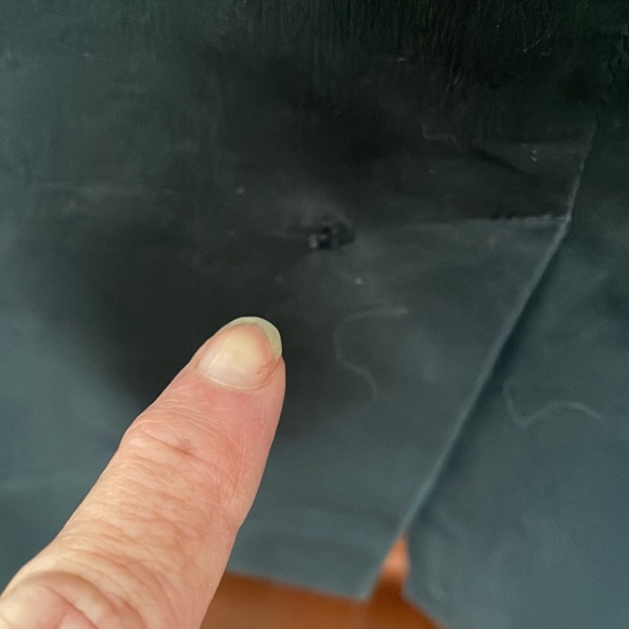 Club Monaco black pencil skirt fully lined waistband pleated 97% cotton Sz 6 - Picture 3 of 6